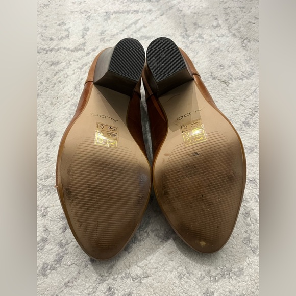 Size 7.5 Aldo high heels, brown/taupe - Picture 4 of 4